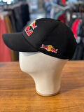 RedBull Nakışlı Trucker Model Pamuklu Unisex Siyah Renk Cap Şapka