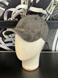 Vintage Yıkamalı Gri Renk Beyzbol Trucker Cap Şapka