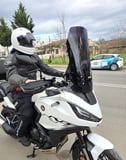 MOTOCAM Honda NT 1100 Ön Cam 2021-2024 Model 59cm Siyah Renkli 4mm İADE YOKTUR