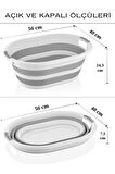 Katlanır Çamaşır Sepeti Akordiyon Çamaşır Sepeti 26LT