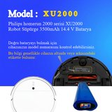 Philips homerun 2000 serisi XU2000 Robot Süpürge 3500mAh 14.4 V Batarya – Orjinal Uyumlu Uzun Ömürlü, Yüksek Performans Pil