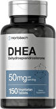 Horbaach DHEA 50mg 150 Tablets | Non-GMO, Gluten Free Supplement