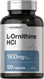 Horbaach L-Ornithine Hcl 1900mg per serving 120 Caps