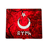Türk Bayrağı PDF Ahşap Kabartmalı 5 Parça Hediye Seti