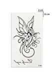Fairy Kanatlı Peri Kızı Omuz Geçici Dövme Tattoo