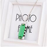 Gerçek Kullanılabilir Mızıka Kolye Yeşil