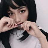 Gerçek Kullanılabilir Mızıka Kolye Yeşil