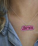 Barbie Pembe Kadın Kolye Pembe