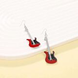 Gitar Küpe Kırmızı