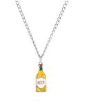 Herşey Nota Beer Bira Desenli Kolye 