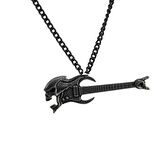 Herşey Nota Gitar Siyah Kolye 