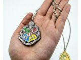 Herşey Nota Harry Potter Hogwarts Logo Kolye Harry Dört Ev Kolye 