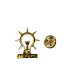 Ak Parti Rozet Yaka Rozeti Broş Gold Altın