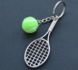 Tenis Raketi ve Topu Anahtarlık (Rastgele Gönderim)