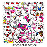 Hello Kitty Sticker Etiket Seti 25 Adet Rastgele Seçim