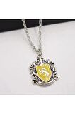 HARRY POTTER KOLYE ÇELİK KOLYE Gryffindor Hufflepuff Ravenclaw Slytherin