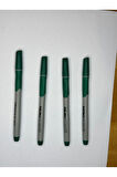 Fineliner Keçeli Kalem 0,4 mm Yeşil (4 Adet)