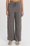 Müslin Düğmeli Pantalon - 2100