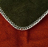 Çift Kişilik Düz Pamuklu Battaniye çift taraflı  200 x 220