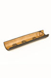 Dekoratif Seramik Tütsülük / Ceramic Incense Holder - Güneş Desenli & Estetik Tasarım