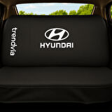 Penye Kumaş Siyah Koltuk Kılıfı Takımı – Hyundai Logolu Ön ve Arka Kılıf Seti