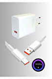 Honor Magic V2 Uyumlu 67 Watt Type C Hızlı Şarj Cihazı