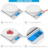Dijital Hassas Mutfak Kuyumcu Terazi Tartı 500GR/0,01GR I-2000