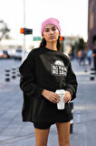 No Pain No Gain Yazılı Unisex Oversize Fitness Gym Sweatshirt
