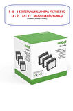 iRobot Roomba i3 - i5 - i7 - J  Serisi Orijinal yedek hepa filtre 3 adet