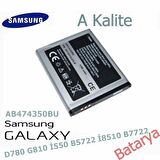 Samsung Ab474350Bu Batarya Samsung D780 G810 i550 B5722 i8510 B7722  Uyumlu Batarya