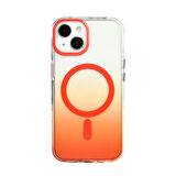 Apple Uyumlu iPhone 13 / 14 Kılıf M-safe Şarj Özellikli Transparan Renk Geçişli Zr-Toros