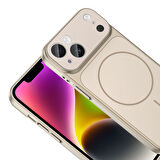 Apple Uyumlu iPhone 13 Kılıf Zore M-Safe Şarj Özellikli Kamera Korumalı Zr-Formen