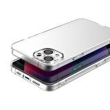 Apple iPhone 13 Kılıf Şeffaf İnce Esnek Silikon Kılıf Zipax-Süper