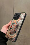 Apple iPhone 14 Pro Uyumlu Rönesans Tasarımlı Parlak Silikon Kılıf