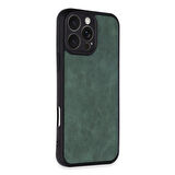 Apple iPhone 16 Pro Max Kılıf Deri Görünümlü Şık Azn-Aras