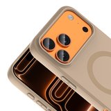 Apple iPhone 17 Pro Max Uyumlu Kılıf Magesafe Özellikli Mat Siilikon Zr-Aris