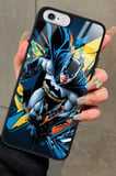 Apple iPhone 6 Plus Uyumlu Batman Tasarımlı Parlak Silikon Kılıf