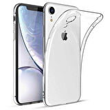 Apple iPhone XR 6.1 Kılıf Şeffaf İnce Esnek Silikon Kılıf Zipax-Süper
