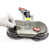 Dyson V7 V8 V10 V11 V15 Şarjlı Süpürgeler ile Uyumlu  Motorlu MOP Temizleme Başlığı ve Çıkarılabilir Damlatmalı Su Haznesi