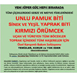 (1,5 Lt) Çiçekler İçin Unlu Pamuk Biti Ilacı Sinek ve Yaprak Biti-Kırmızı Örümcek Ilacı (Ocak Çakmağı Hediyeli)