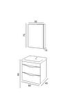 İdea 60 Cm Banyo Dolabı Beyaz