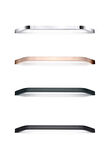 İdil Alüminyum Metal Lüks Modern Mobilya Çekmece Mutfak Dolabı Kulpu Siyah 224mm (10 Adet)
