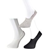 Airsocks 12 Li Dikişsiz Yıkamalı Karışık Renk Babet Çorap