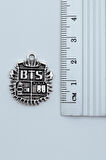 Minimal BTS Army Gümüş Kaplama Düz Zincir Kolye