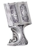 Allah(c.c)-Muhammed(s.a.v) li Biblo (Beyaz) (Orta Boy)