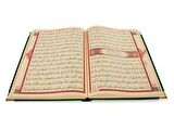 Kadife Kaplı Kuranı Kerim - Cami Boy - Büyük Boy Kuran - Bilgisayar Hatlı - Lafızlı - Yeşil Renk