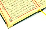 Kuranı Kerim - Kadife Kaplı - Allah Lafızlı - Sade Arapça - Orta Boy - Yeşil - Bilgisayar Hatlı
