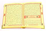 Kuranı Kerim - Kadife Kaplı - Allah Lafızlı - Sade Arapça - Orta Boy - Pembe - Bilgisayar Hatlı