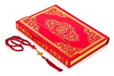 Kuranı Kerim - Sade Arapça - Cami Boy - Sesli - Bilgisayar Hatlı - İnci Tesbih Set