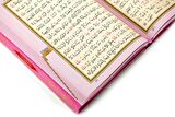Benim Kuranım - Sade Arapça - Orta Boy - Pembe Kapak - Mühürlü - Bilgisayar Hatlı